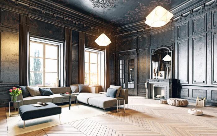 Six Rooms With Beautiful Fireplace Designs