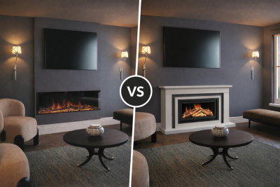 Electric Fireplace Suite or Media Wall Fire: Which is Right for Your Home?