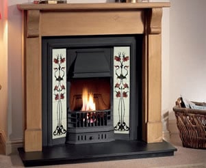 Tiled Cast Iron Fire Inserts