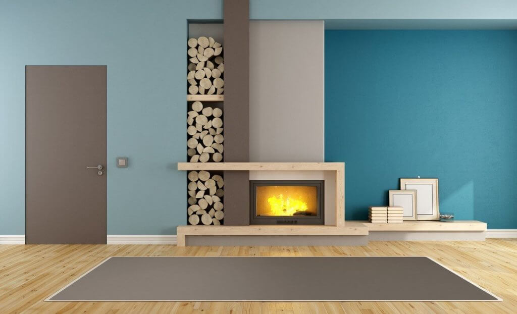 fireplace design denim drift