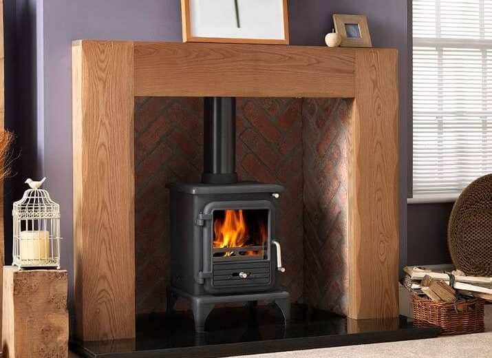PENMAN COLLECTION 51" ALBERO WOODEN FIREPLACE