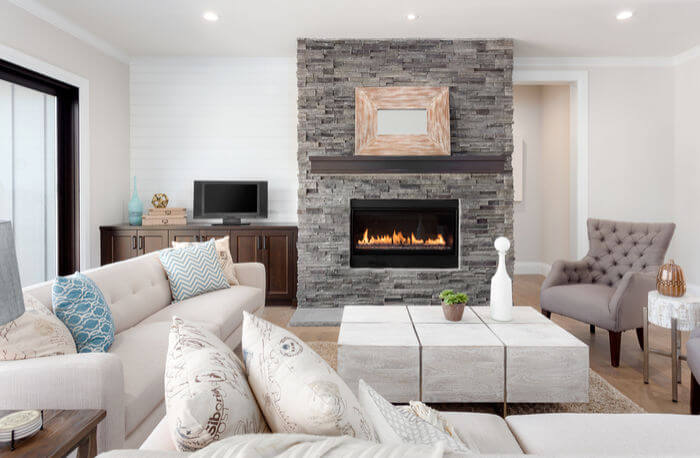 hole in the wall fireplace ideas with shelf