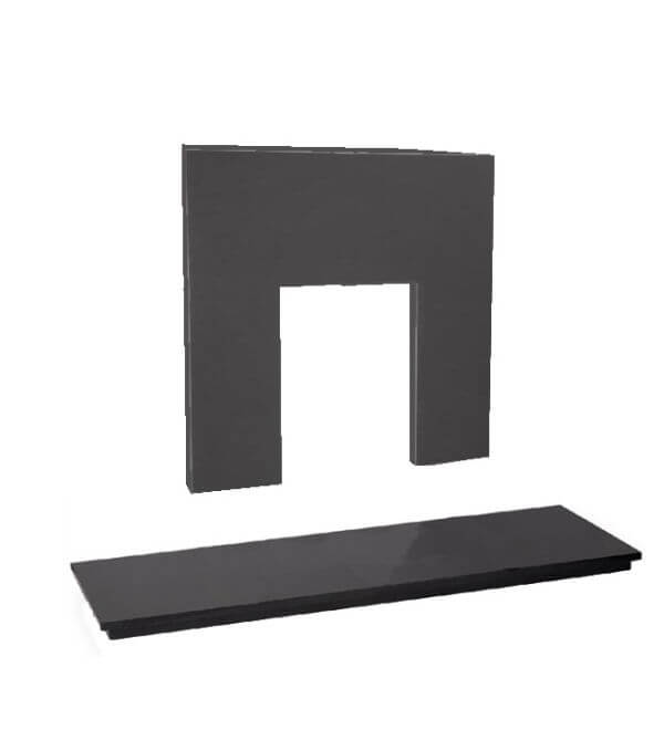 48 Inch x 15 Inch Slate Hearth And Back Panel Set