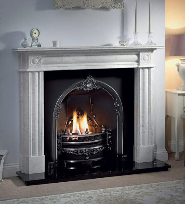 Gallery Collection Gloucester Cast Iron Fire Inset Period Fireplace