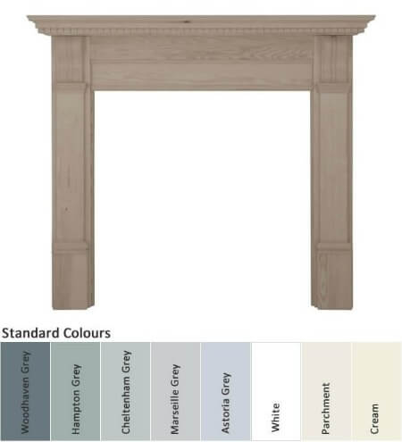 Carron Corbel Painted Wooden Fire Surround