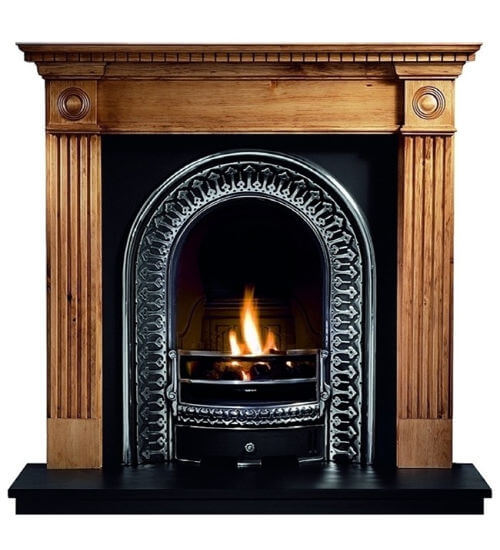 Gallery Roundel Wooden Fire Surround