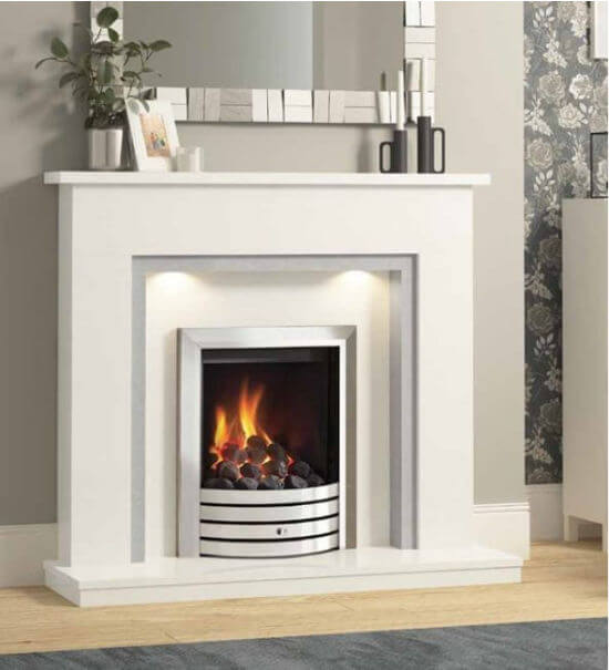 Elgin & Hall Timara Micro Marble Fireplace