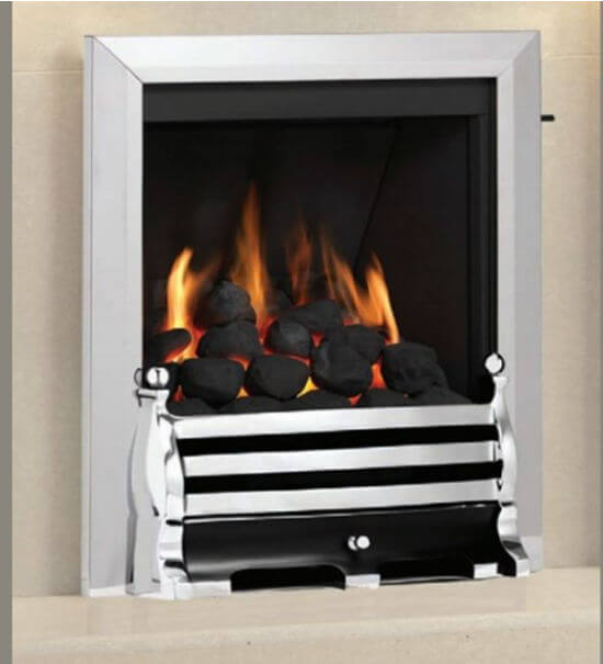 Elgin & Hall Classic Slimline Radiant Inset Gas Fire With Exclusive Trim