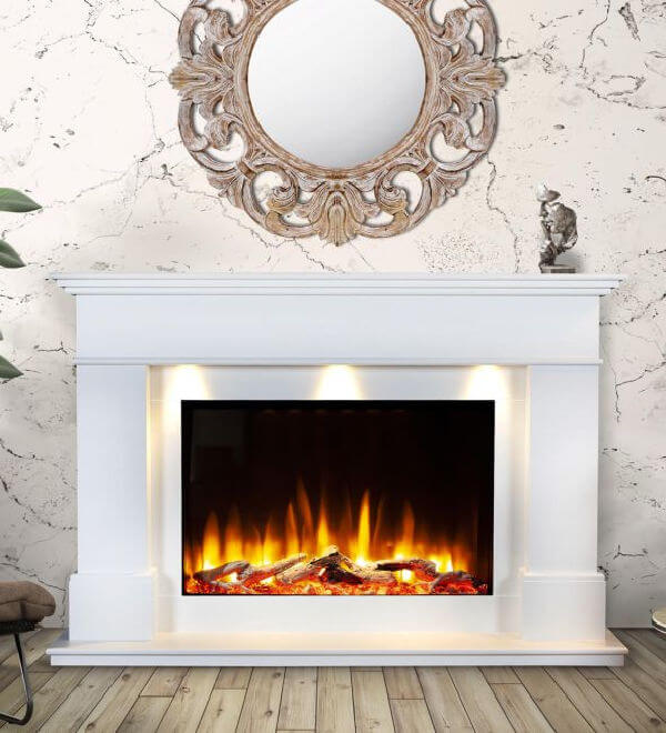 Celsi Ultiflame VR Adour Aleesia Illumia Electric Fireplace Suite