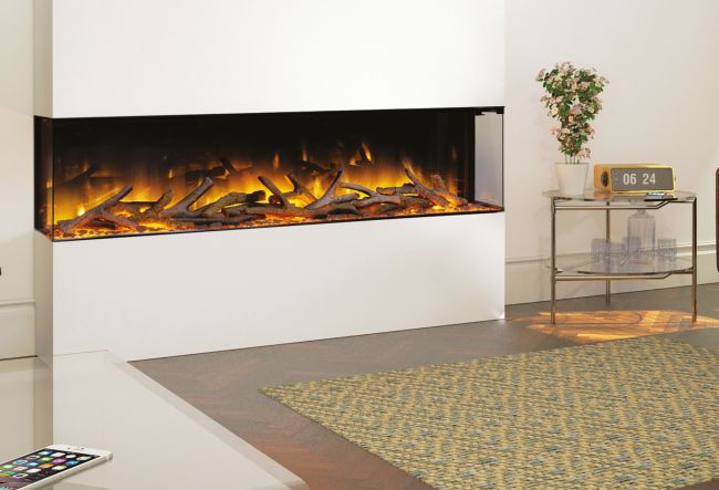 Flamerite Glazer 1500 3-2-1 Electric Inset Wall Fire