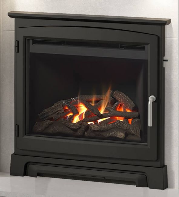 Elgin & Hall Chollerton 22" Inset Gas Fire with Cast Stove Fascia