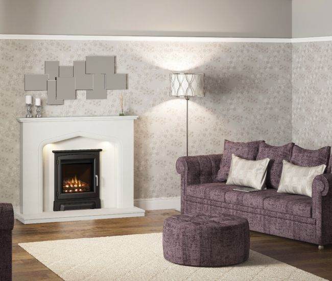 Elgin & Hall Balanced Flue Inset Gas Fire with Cast Stove Fascia