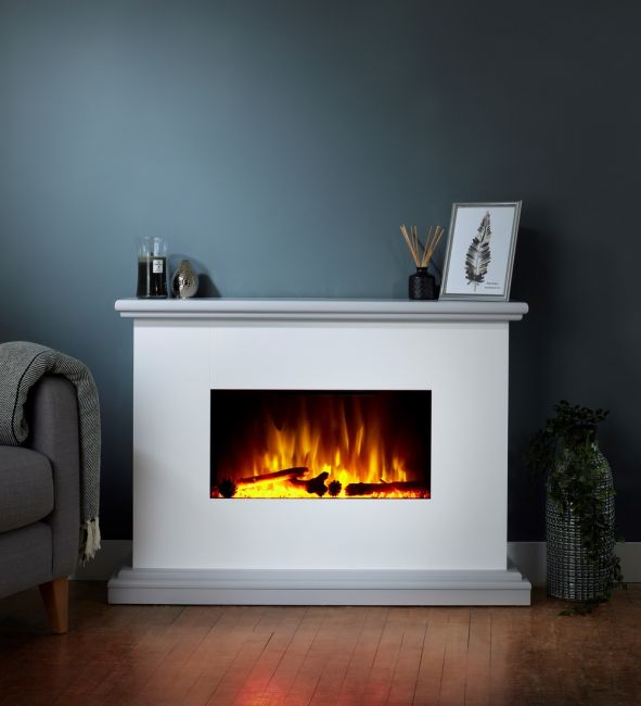 OER Flametek Midi Electric Fireplace Suite