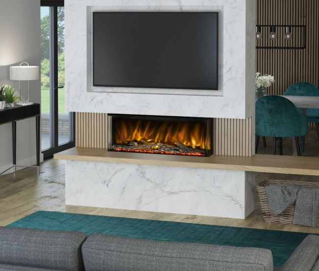 Elgin and Hall Pryzm Arteon 1000 3SL Electric Inset Wall Fire