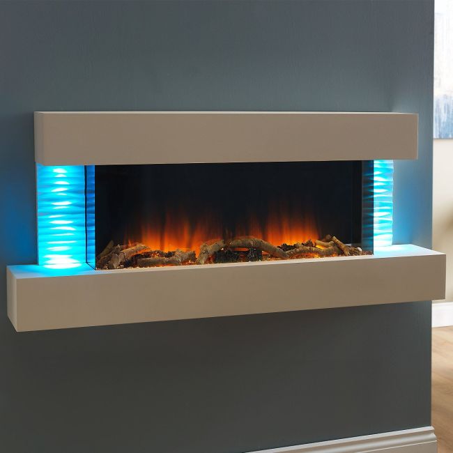 Flamerite Luma 1200 with Bowl Wall Mounted Electric Fire