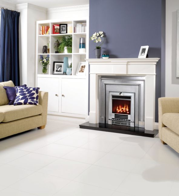Gazco Logic HE Winchester Polished with Moulded Coals Conventional Flue Gas Fire