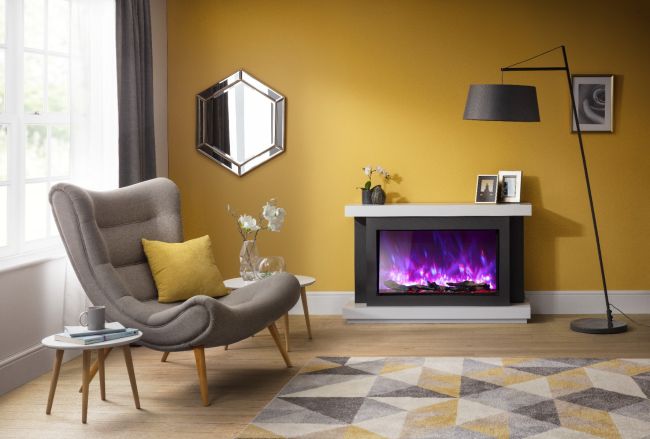 AGA Raburn Stratus Extra Tall 100 Electric Fireplace Suite