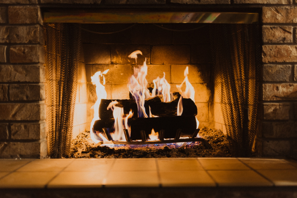 Open fireplaces and heating bills