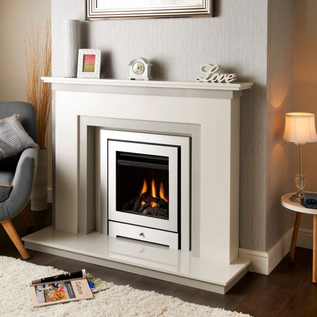 Crystal Fires Royale 3 Sided Inset with Montana Gas Fire
